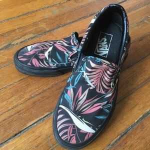 Tropical Vans Slip-ons